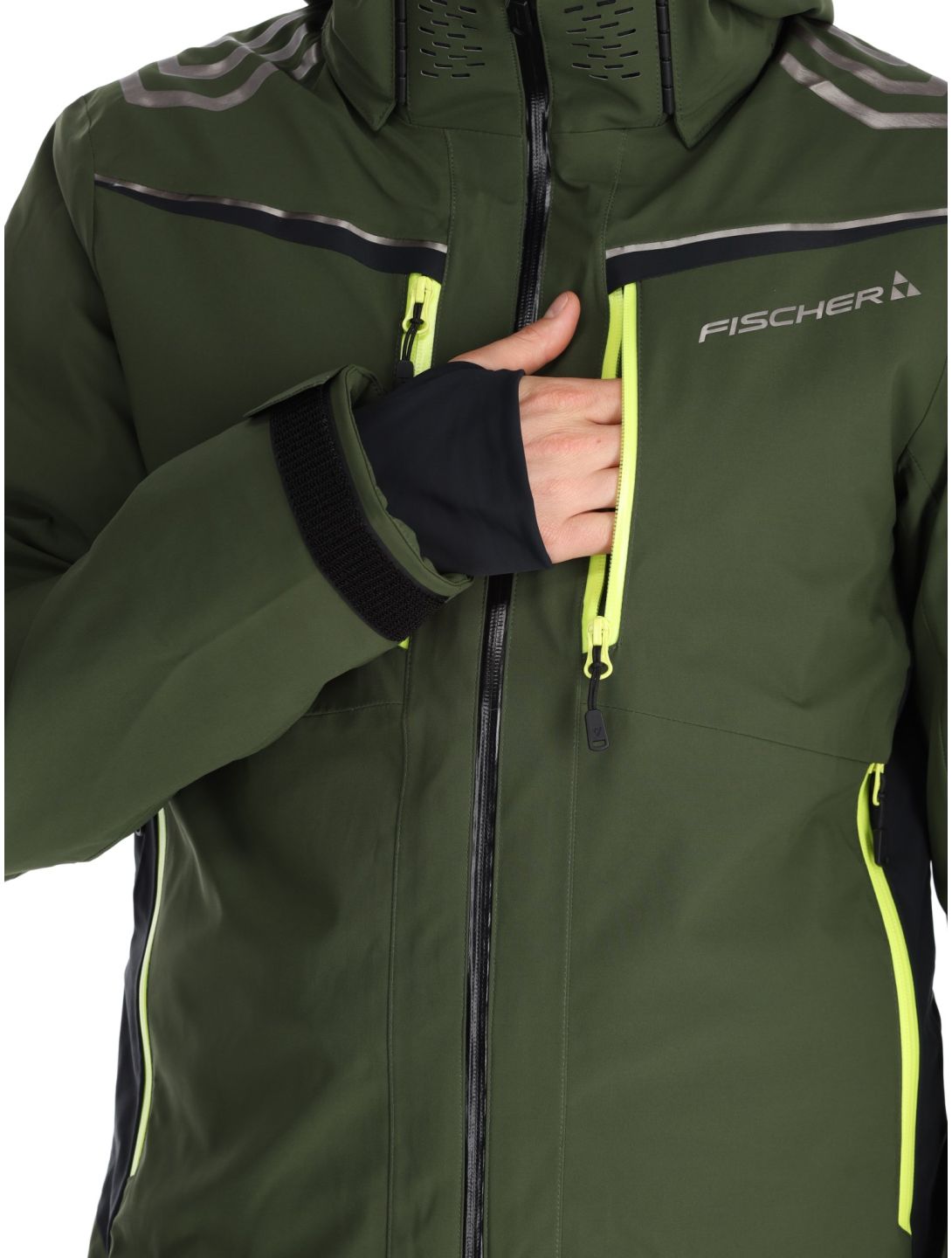 Fischer, RC4 ski-jas heren Rifle Green groen 