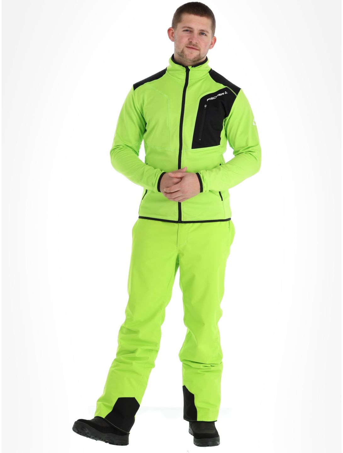 Fischer, Sellrain vest heren Light Green groen 