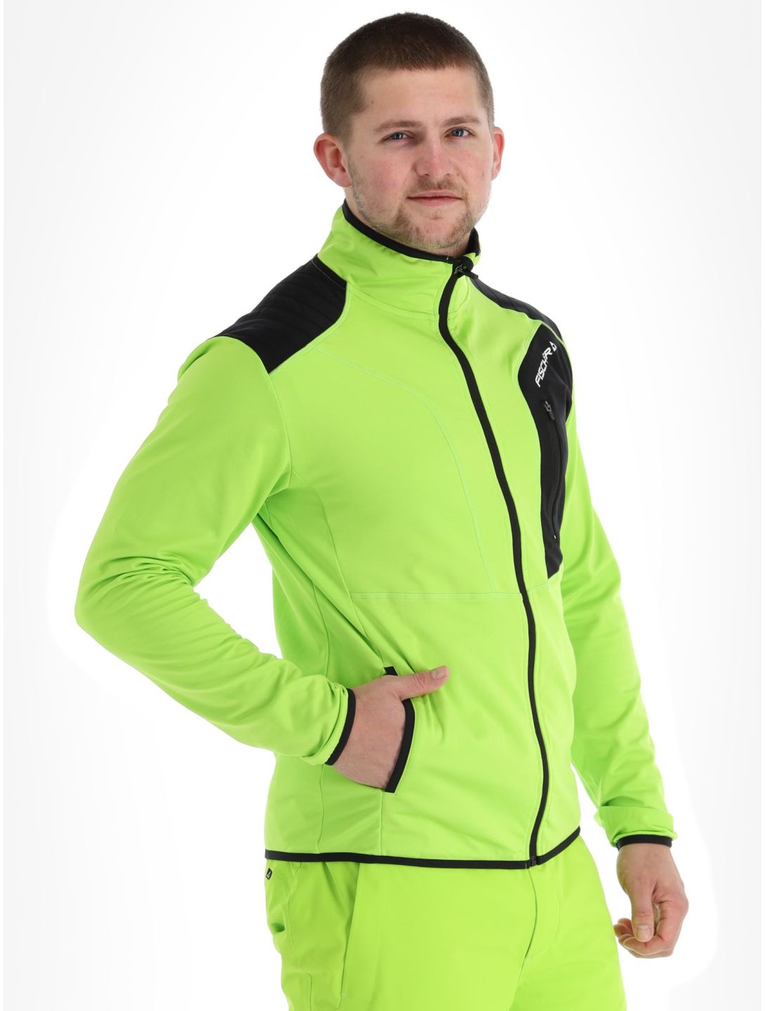 Fischer, Sellrain vest heren Light Green groen 