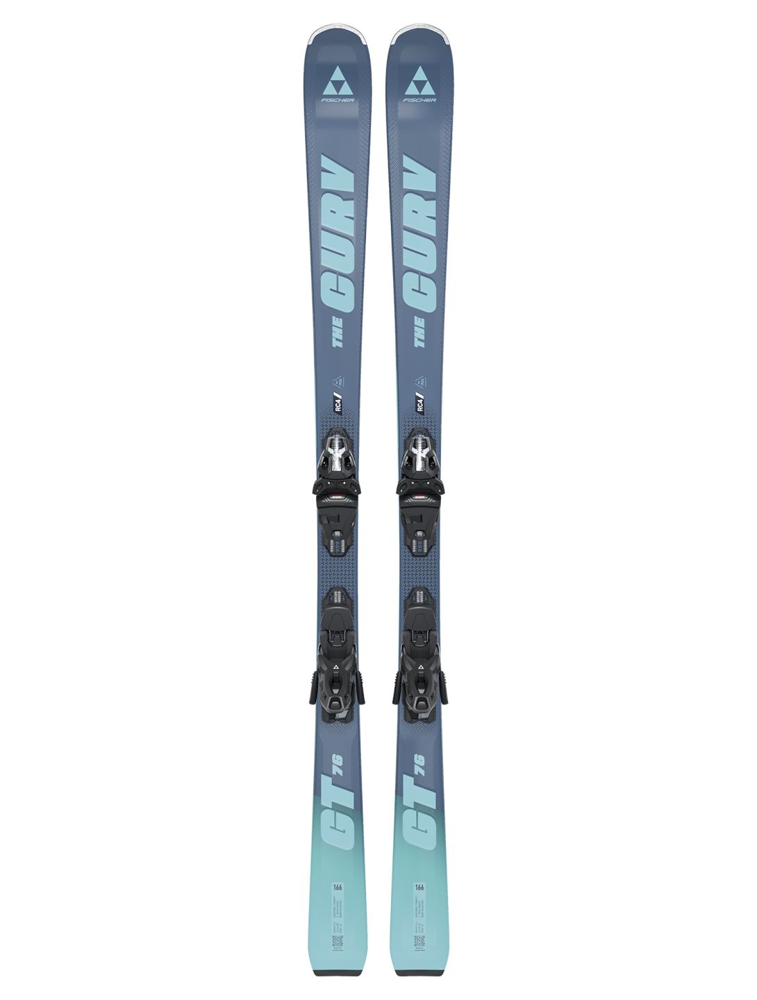 Fischer, The Curv Gt 76 TPR + RSW 10 PR ski's unisex 