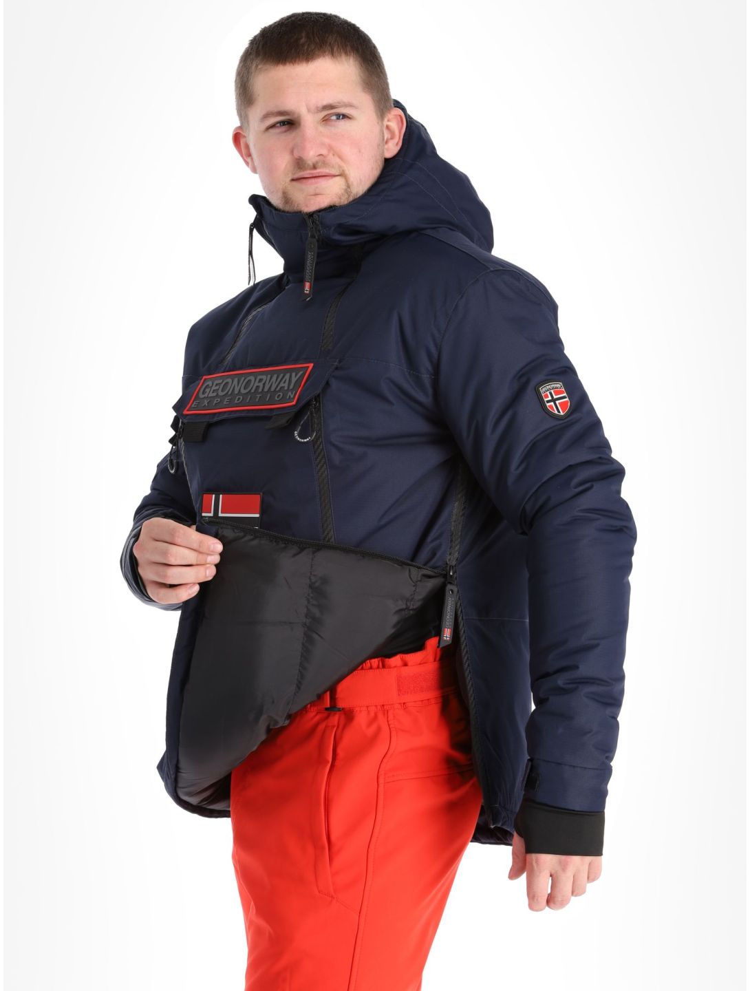 Geographical Norway, Benyamine ski-jas heren Navy blauw 