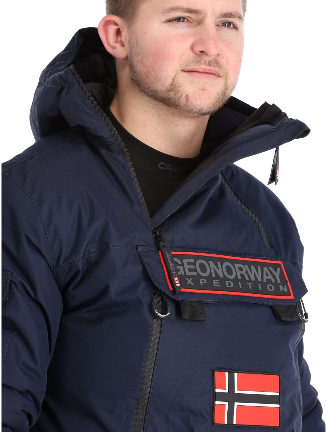 Geographical Norway, Benyamine ski-jas heren Navy blauw 