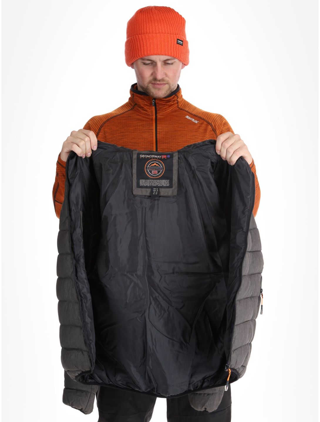 Geographical Norway, Bolchevic ski-jas heren Dark Grey grijs 