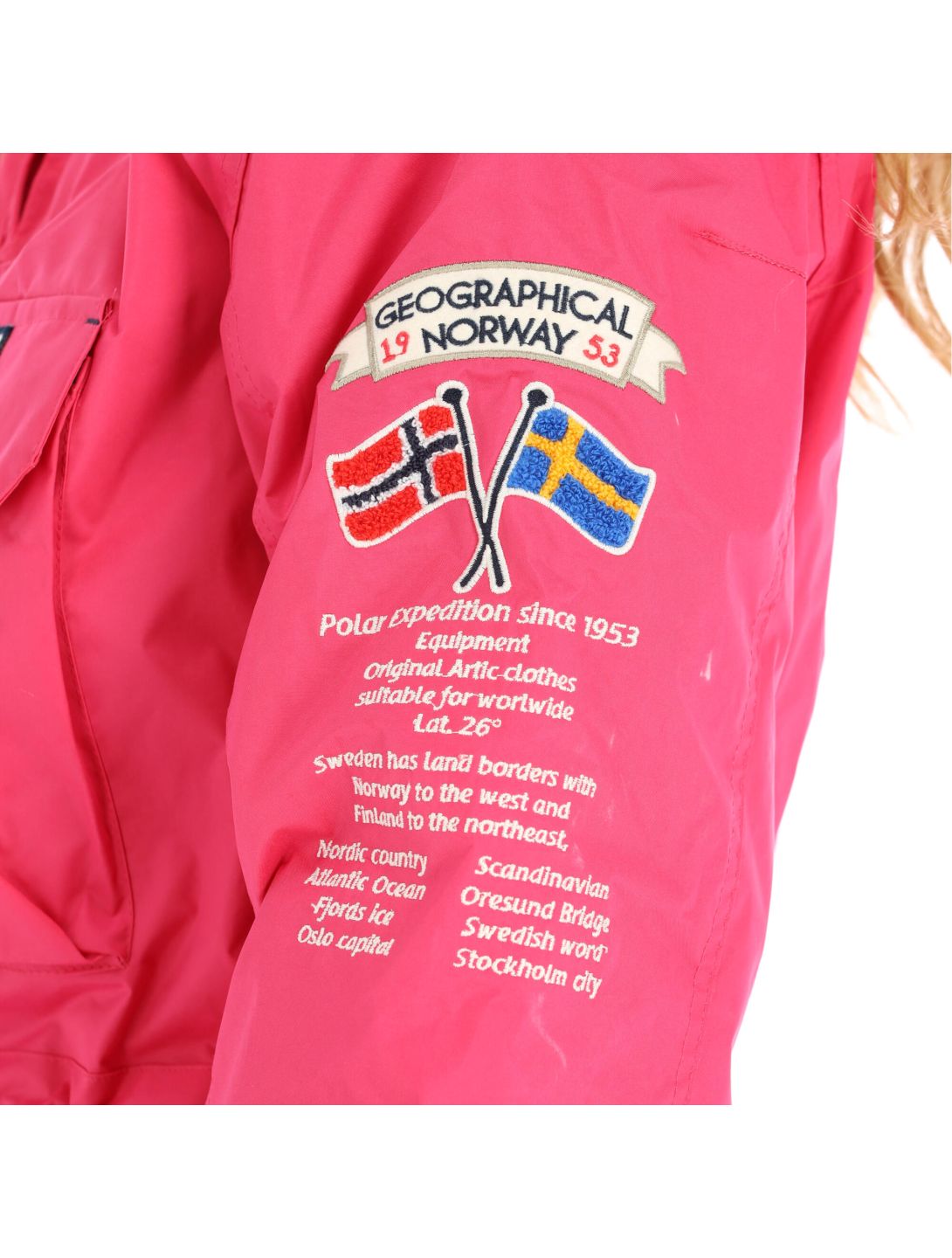 Geographical Norway, Bridget New 068 ski-jas dames fuschia roze 