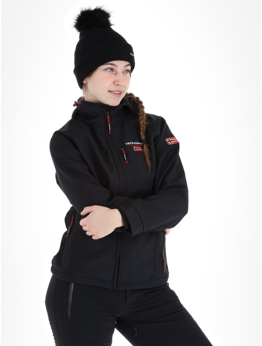 Geographical Norway, Tacer softshell ski-jas dames Black zwart 