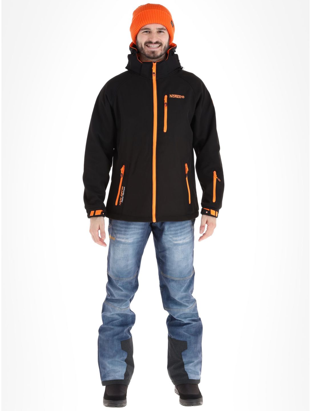 Geographical Norway, Texico softshell ski-jas heren Black zwart 