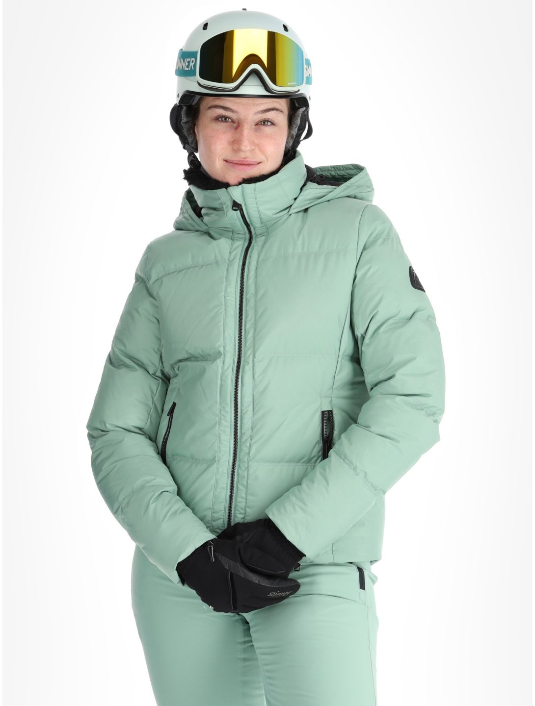 Head, Ashley ski-jas dames Nile Green groen 