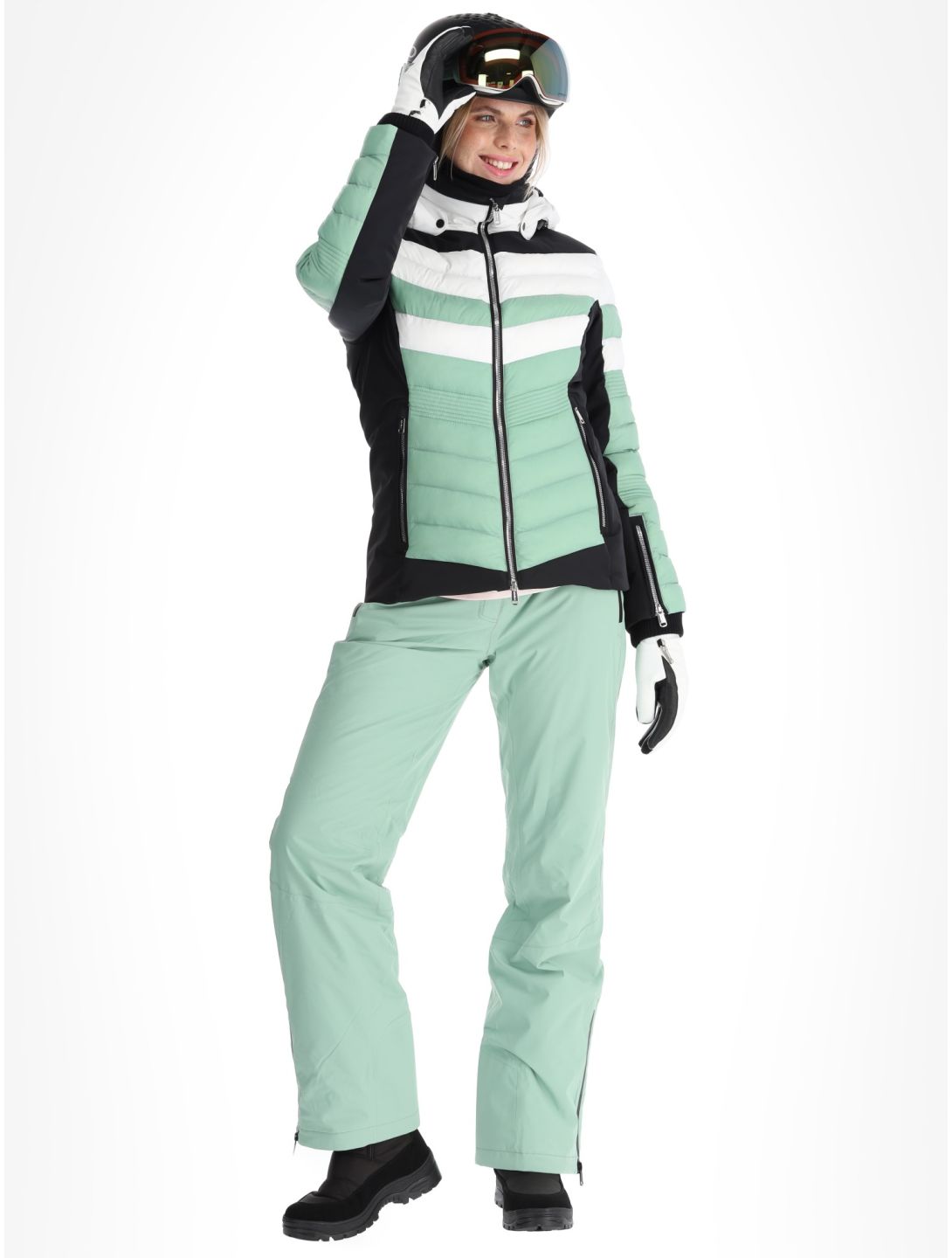 Head, Immensity ski-jas dames Nile Green groen 