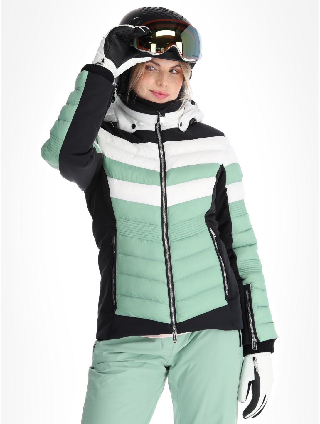 Head, Immensity ski-jas dames Nile Green groen 