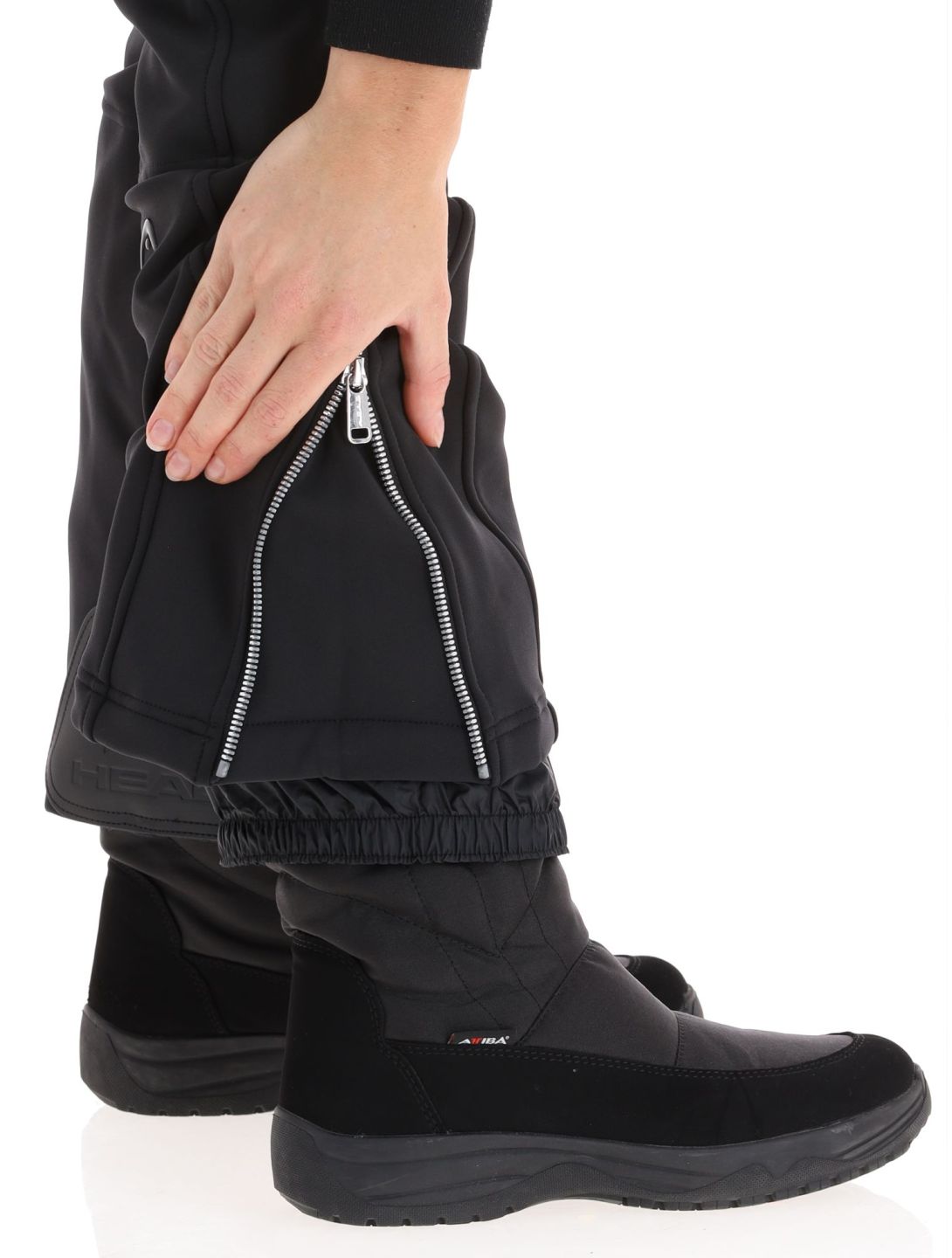 Head, Jet softshell skibroek dames Black zwart 