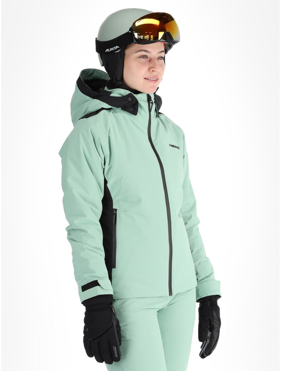 Head, Joy ski-jas dames Nile Green groen 