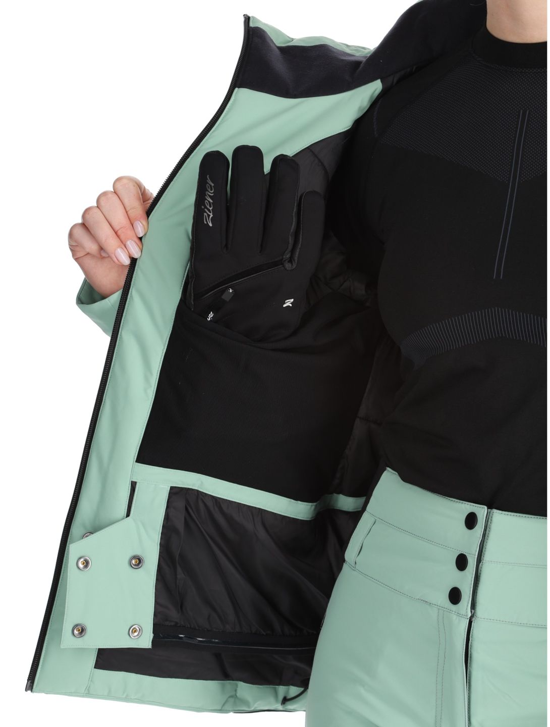 Head, Joy ski-jas dames Nile Green groen 