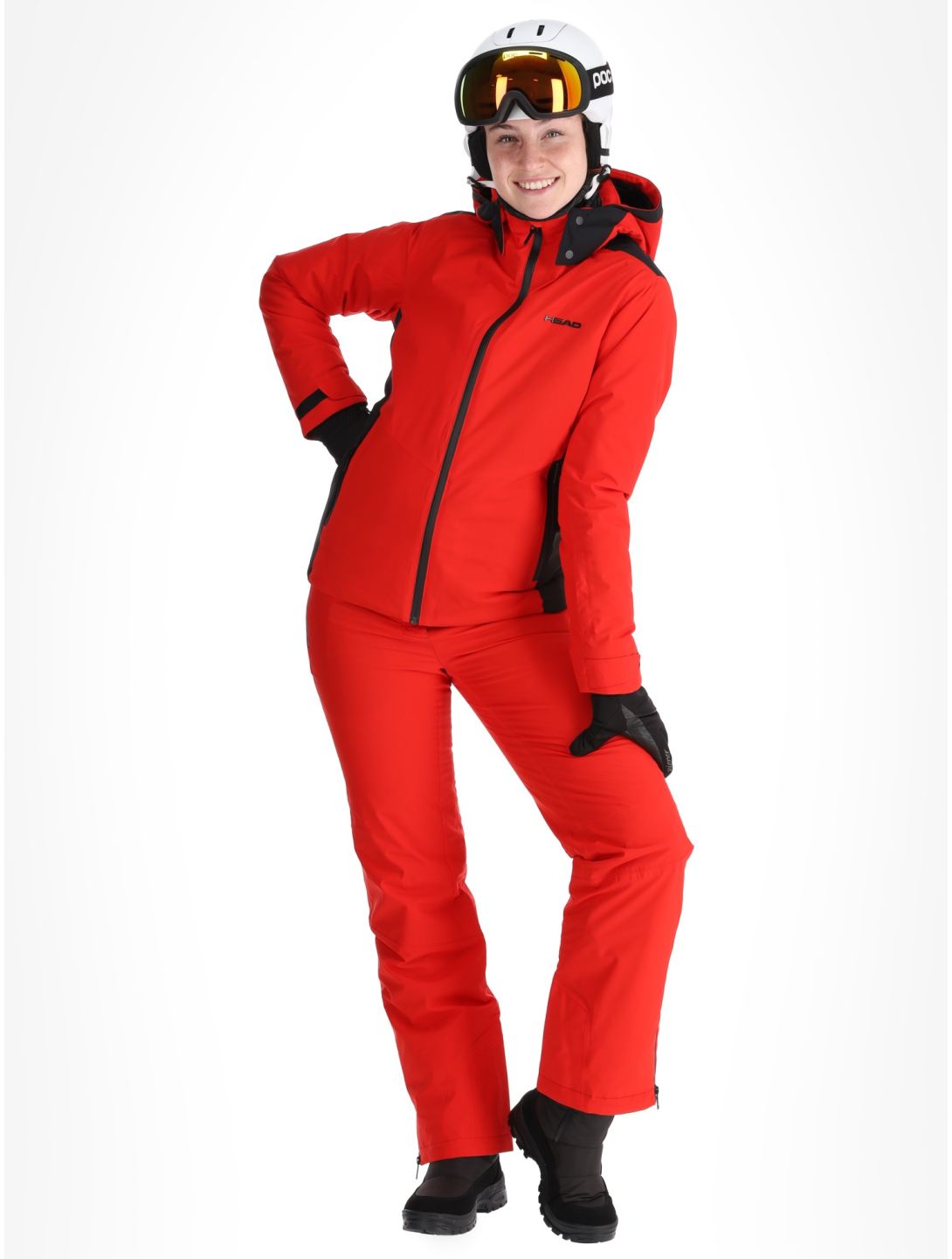 Head, Joy ski-jas dames Red rood 