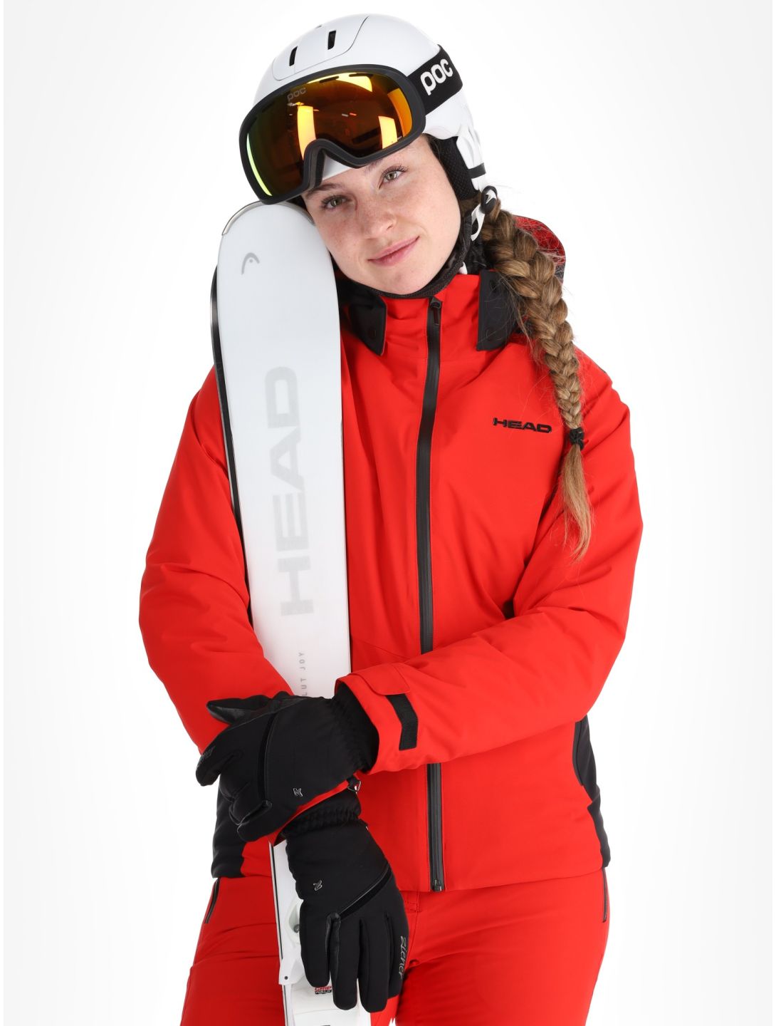 Head, Joy ski-jas dames Red rood 