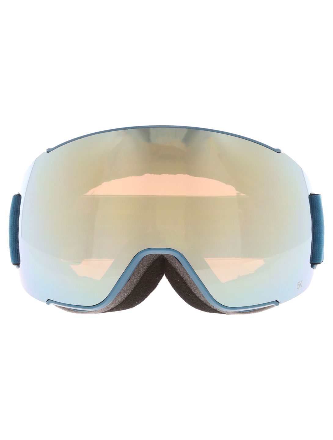 Head, Magnify 5K skibril extra lens unisex Gold / Petrol blauw, Goud 