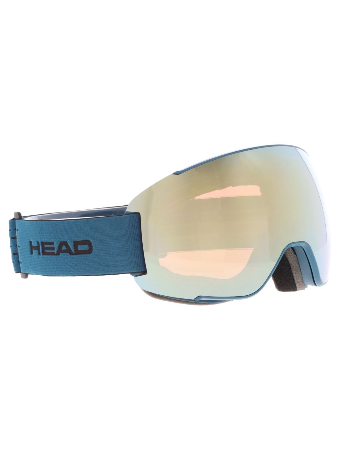 Head, Magnify 5K skibril extra lens unisex Gold / Petrol blauw, Goud 