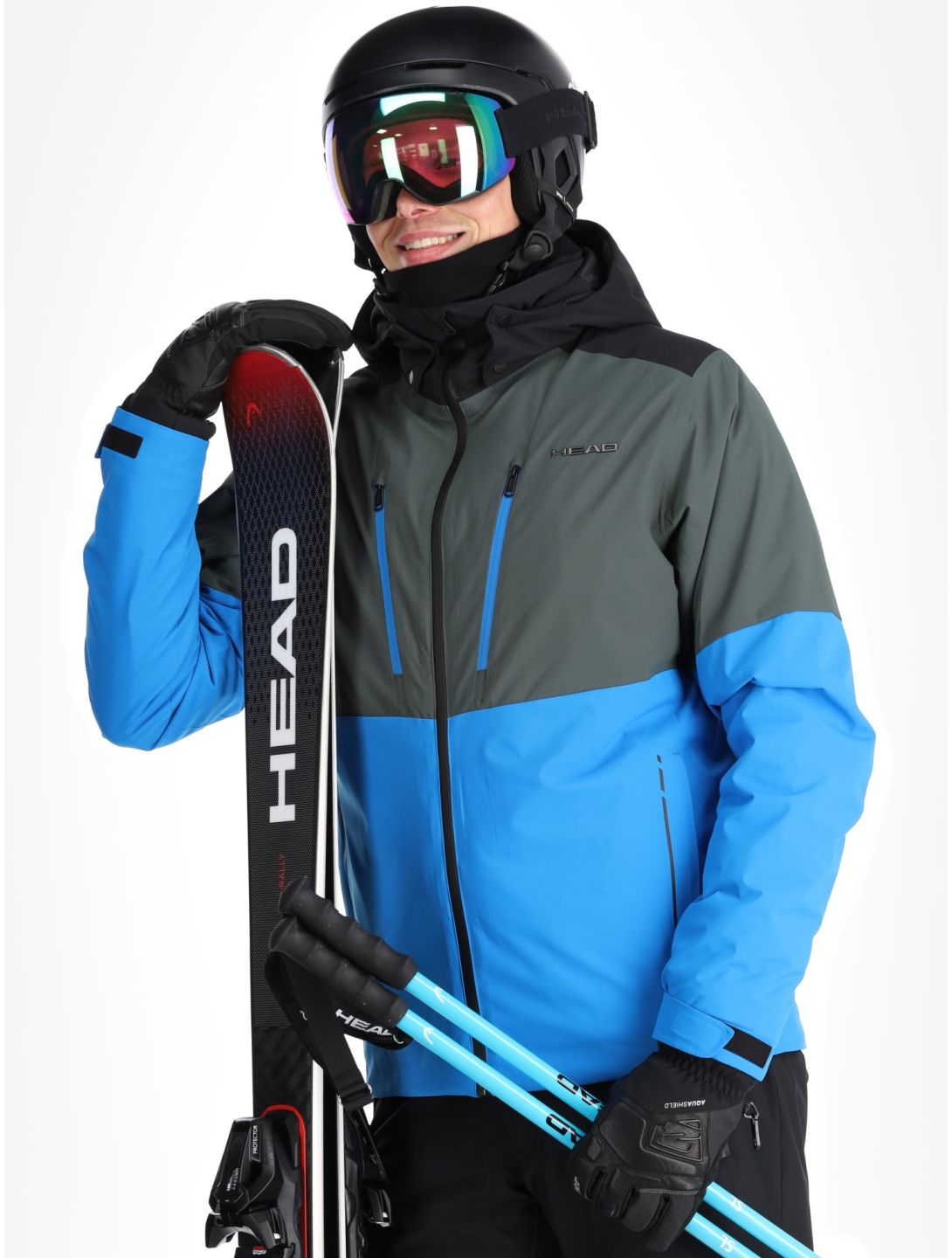 Head, Neo ski-jas heren Ocean Blue blauw 