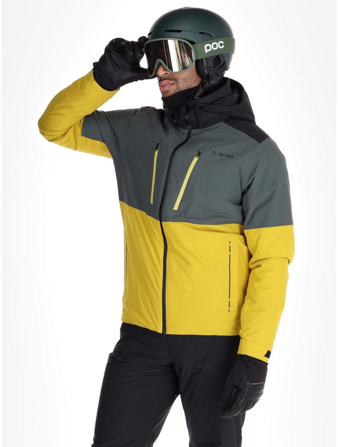 Head, Neo ski-jas heren Olive groen 