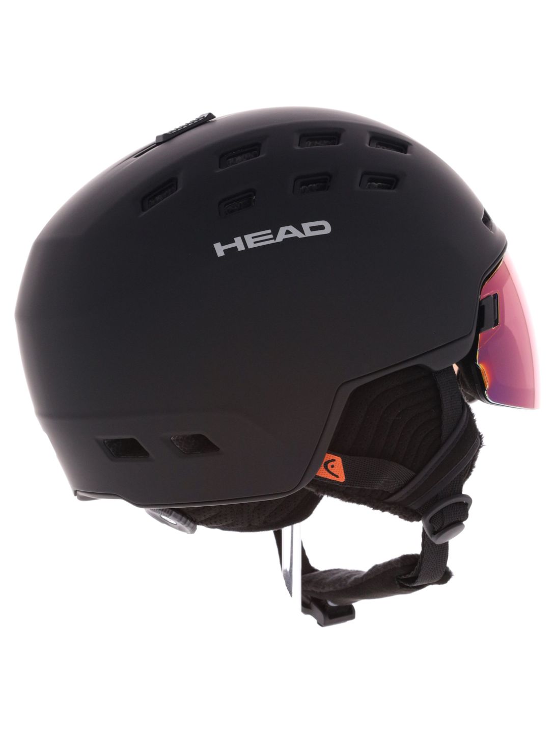 Head, Radar 5K MIPS skihelm met vizier unisex Black zwart 