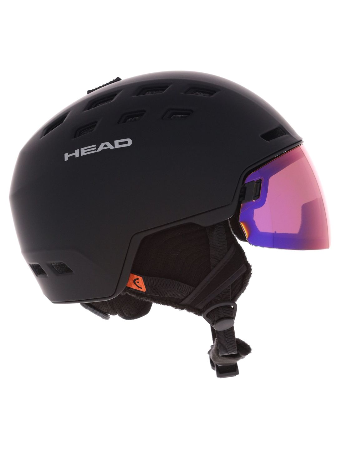 Head, Radar 5K MIPS skihelm met vizier unisex Black zwart 