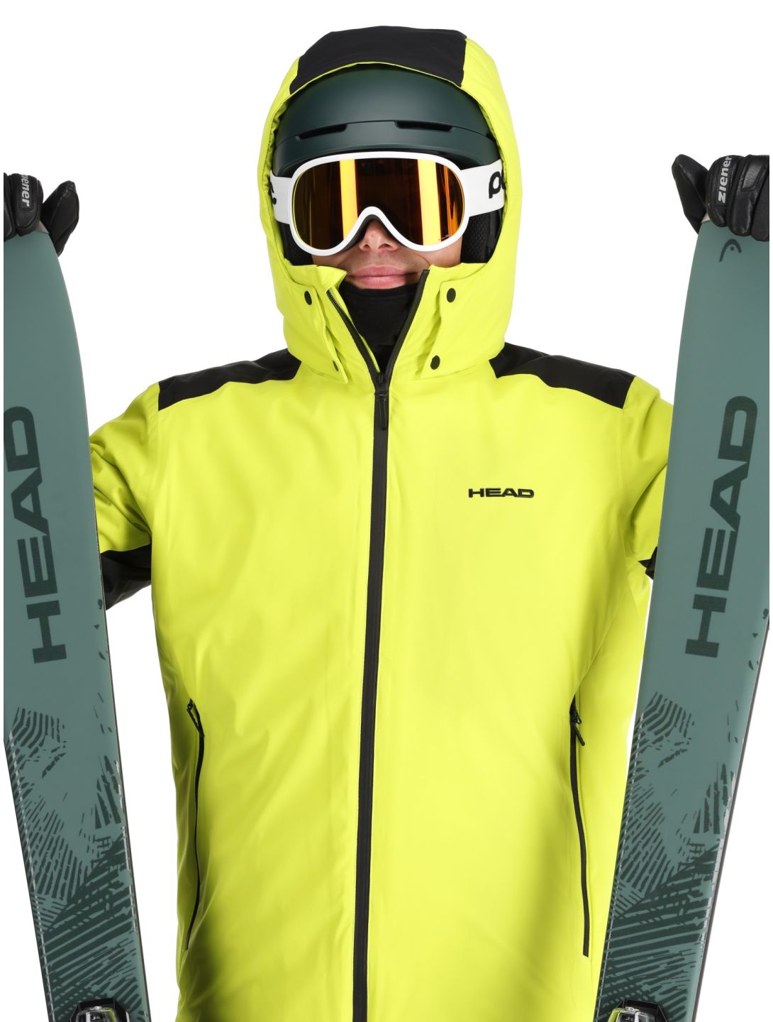 Head, Supershape ski-jas heren Lime groen 