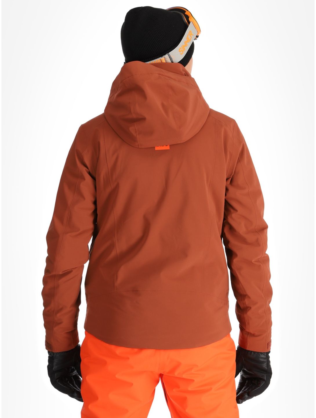 Helly Hansen, Alpha 4.0 ski-jas heren Iron Oxide bruin 