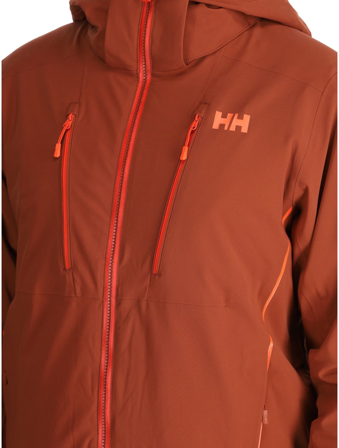 Helly Hansen, Alpha 4.0 ski-jas heren Iron Oxide bruin 