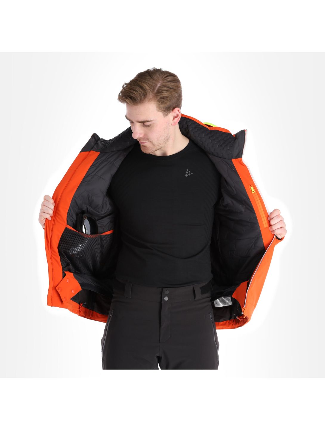 Helly Hansen, Alpha Lifaloft ski-jas heren Patrol oranje 