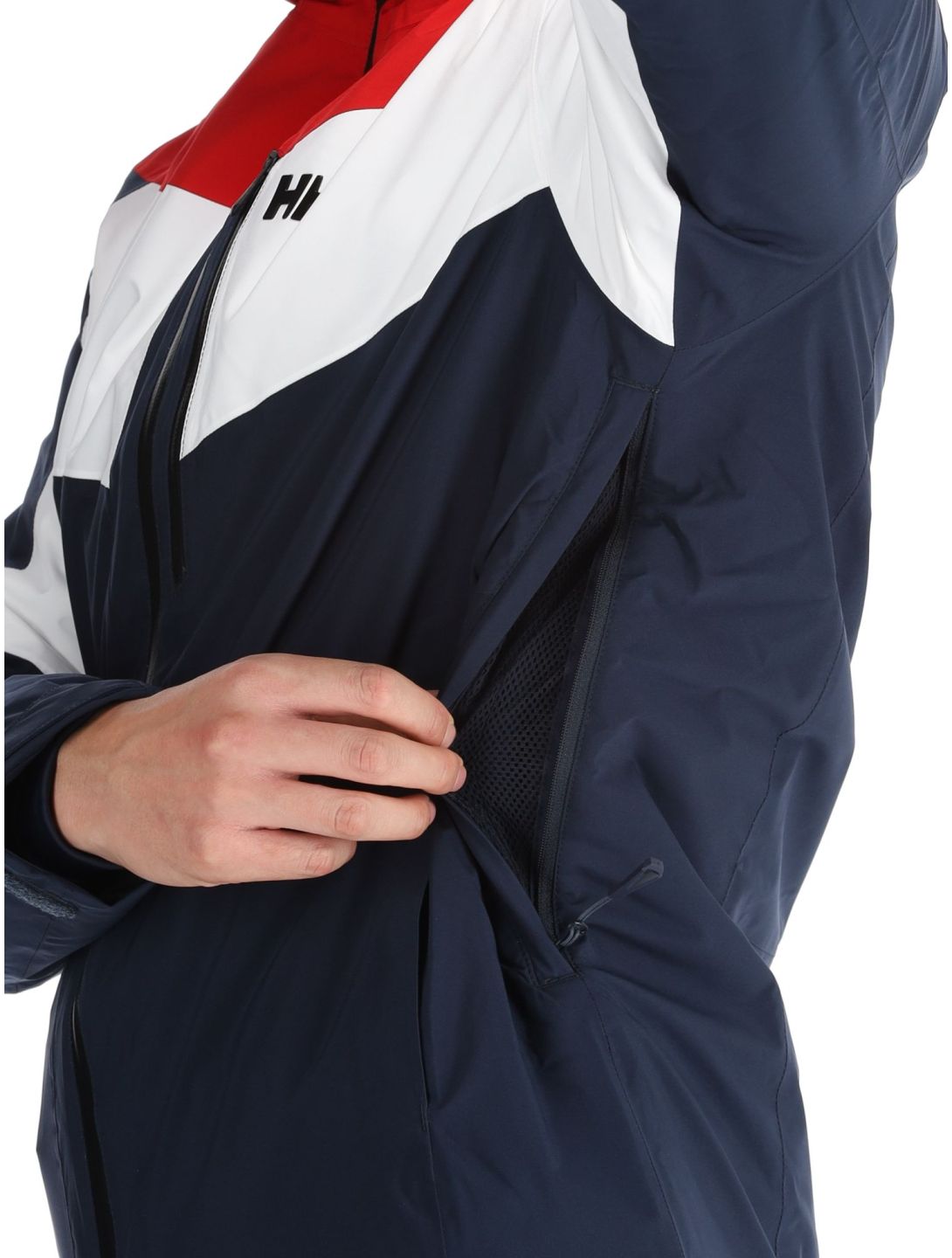 Helly Hansen, Carv Lifaloft 2.0 ski-jas heren Navy blauw 