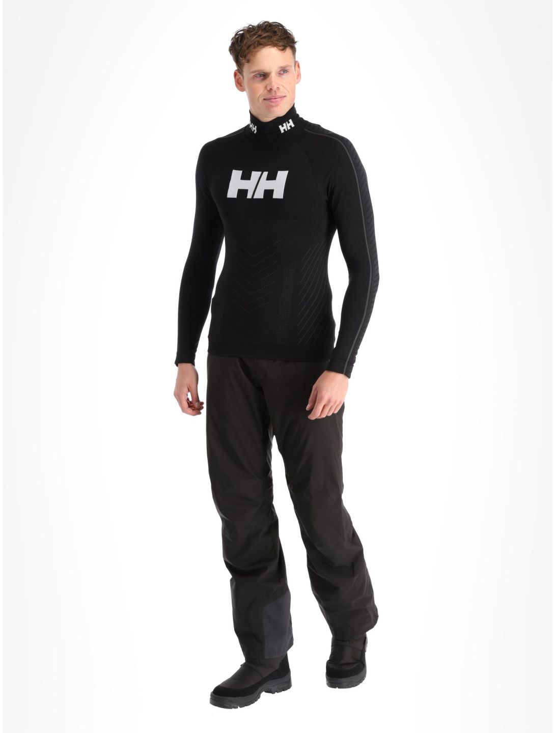 Helly Hansen, H1 Pro Lifa Merino Race Top thermoshirt heren Black zwart 