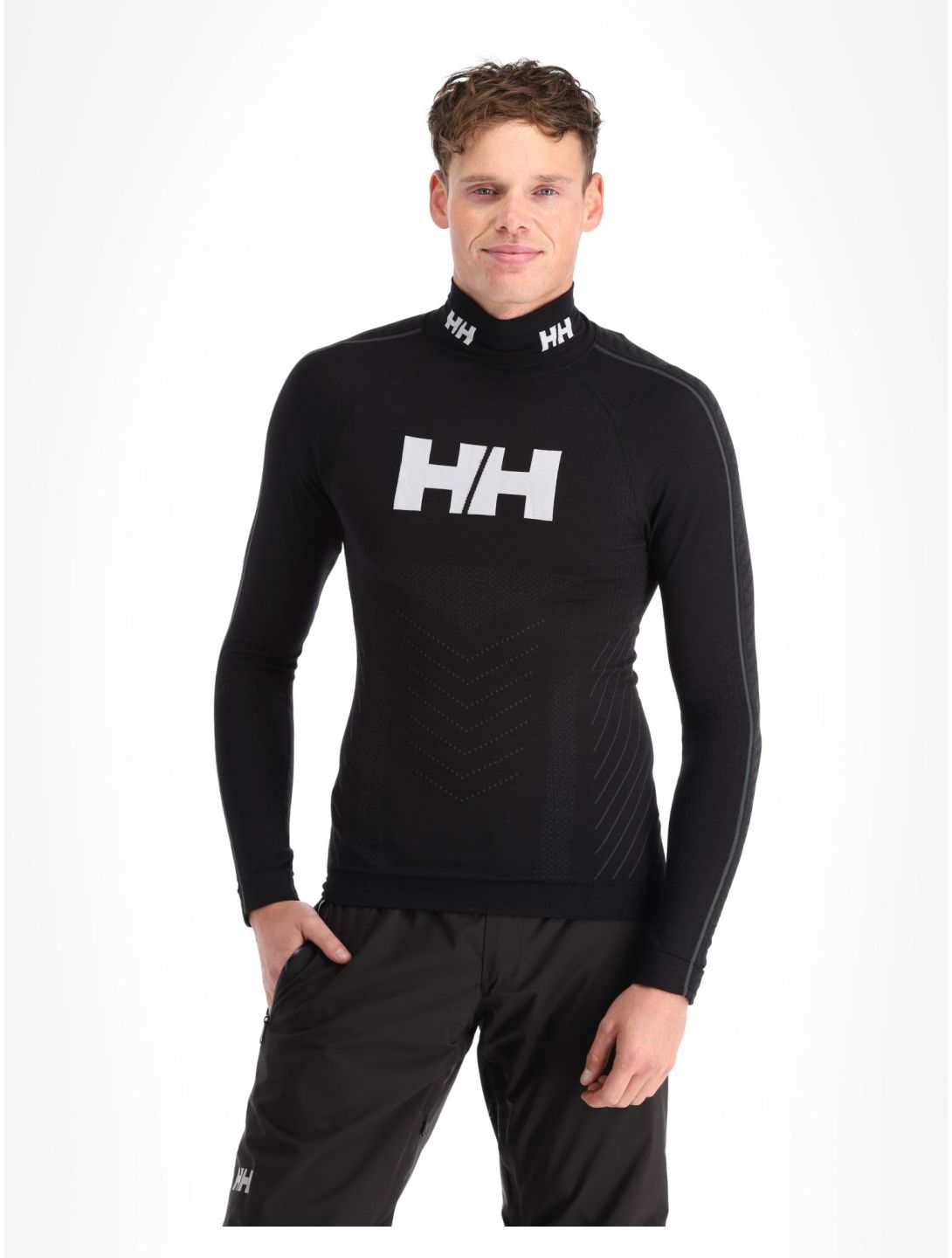 Helly Hansen, H1 Pro Lifa Merino Race Top thermoshirt heren Black zwart 