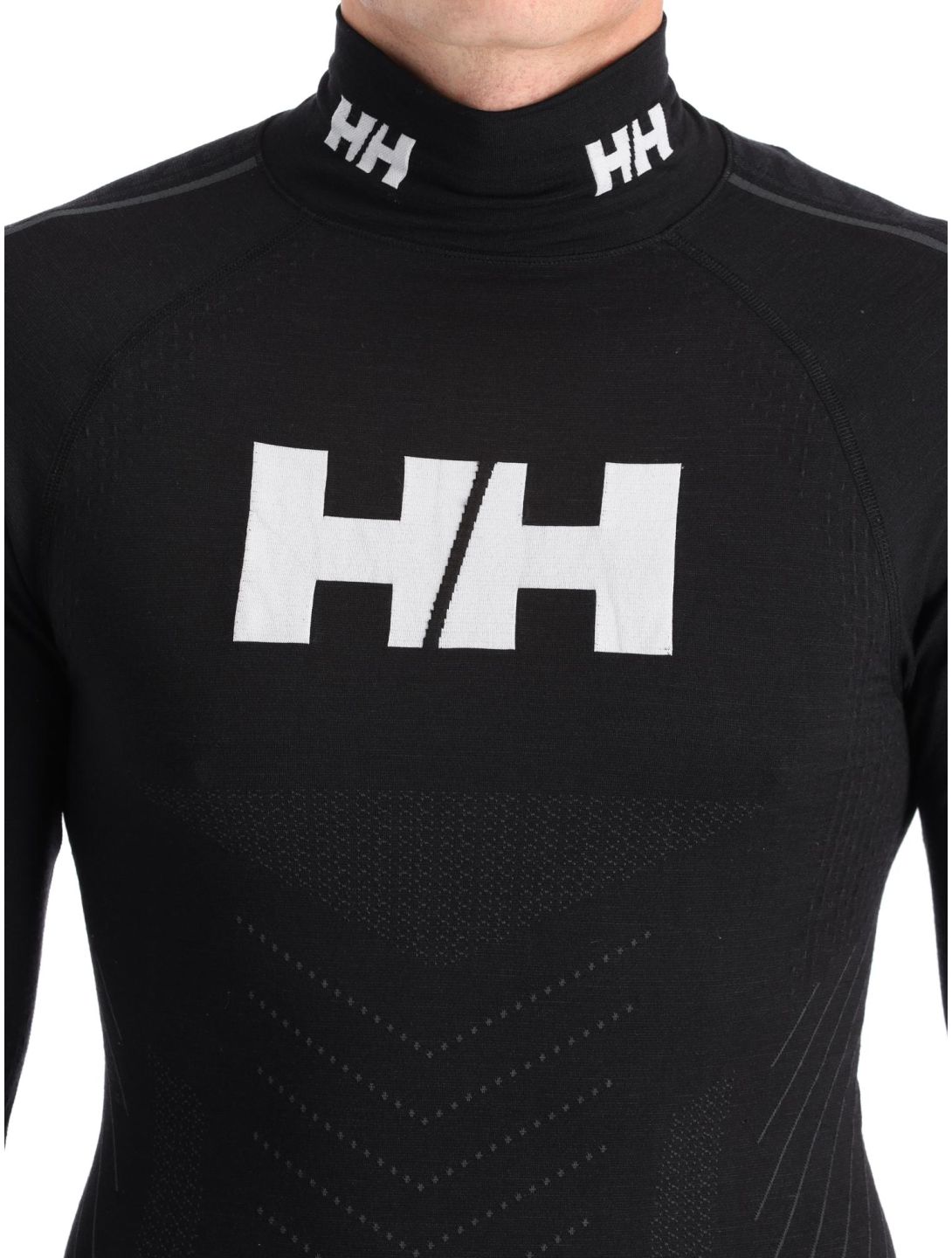 Helly Hansen, H1 Pro Lifa Merino Race Top thermoshirt heren Black zwart 