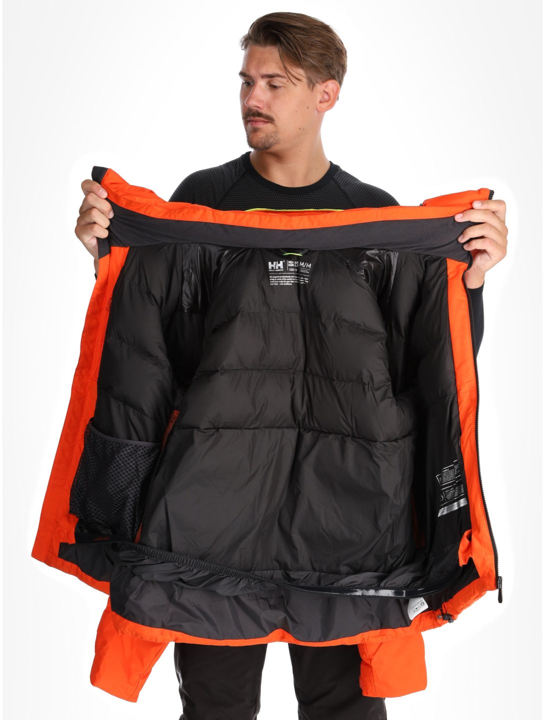 Helly Hansen, Kvitfjell Race Puffy ski-jas heren Cherry Tomato oranje 