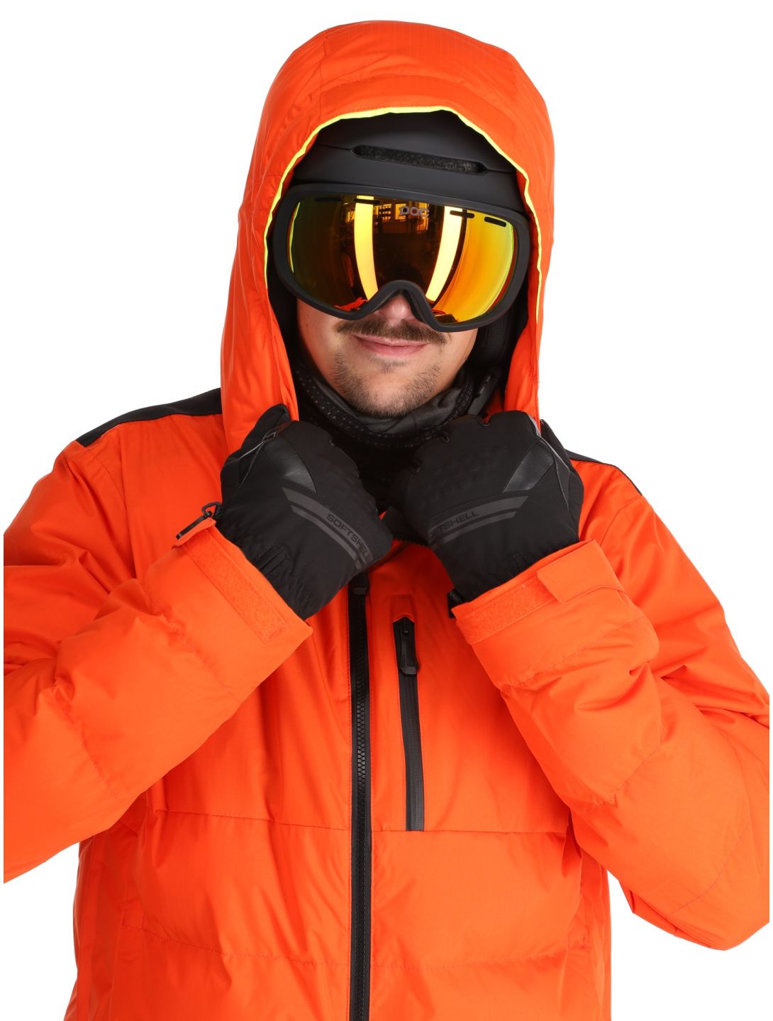 Helly Hansen, Kvitfjell Race Puffy ski-jas heren Cherry Tomato oranje 