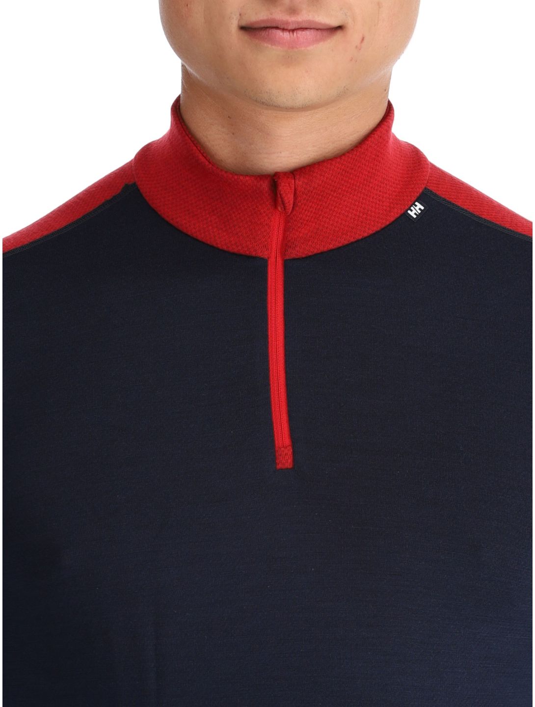 Helly Hansen, Lifa Merino Midweight 1/2 Zip skipully heren Navy blauw 