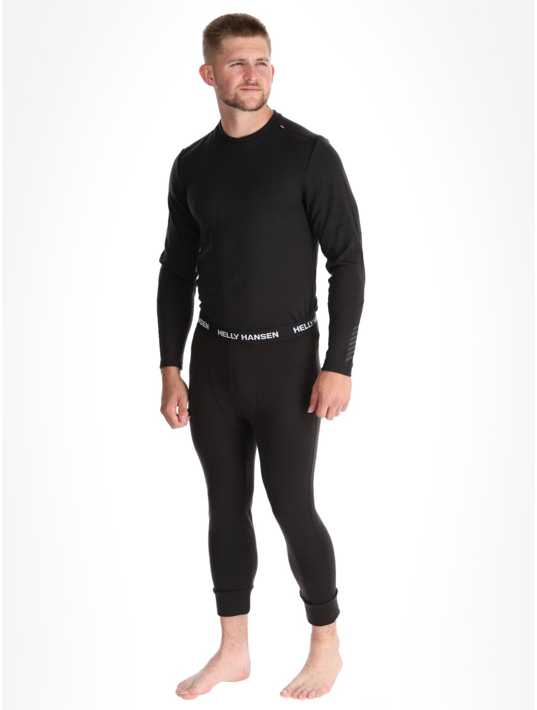 Helly Hansen, Lifa Merino Midweight 3/4 thermobroek heren Black zwart 