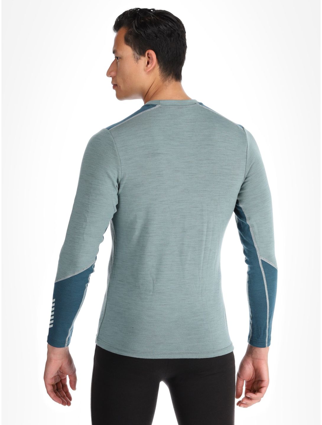 Helly Hansen, Lifa Merino Midweight Crew thermoshirt heren Cactus groen 