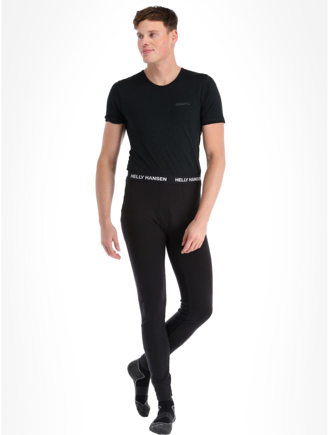 Helly Hansen, Lifa Merino Midweight thermobroek heren Black zwart 