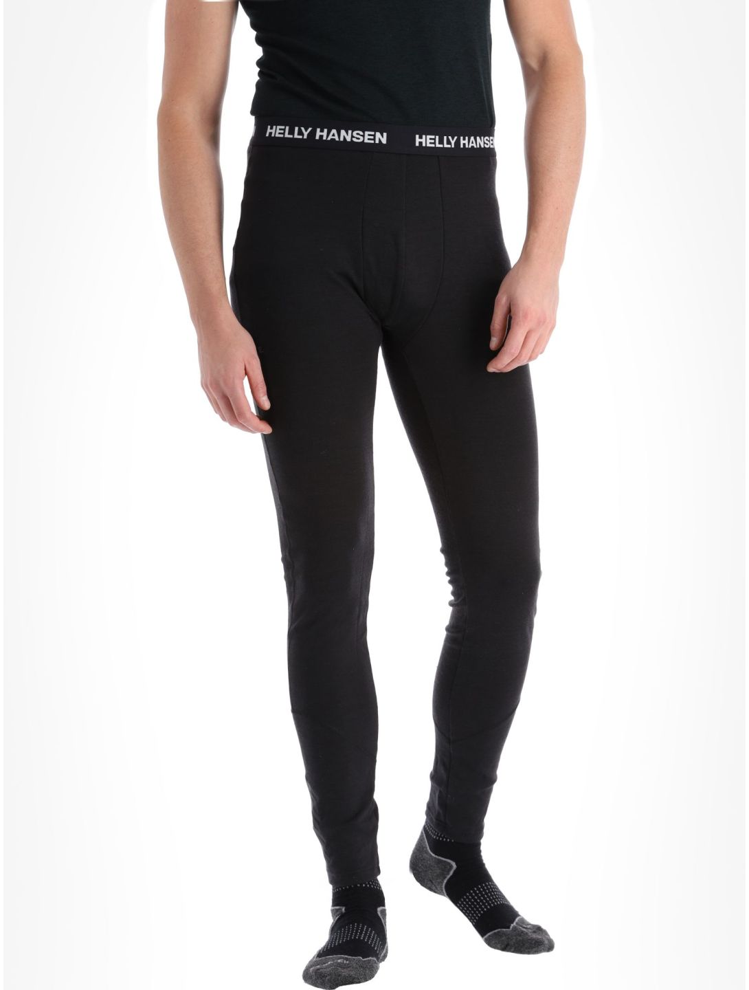 Helly Hansen, Lifa Merino Midweight thermobroek heren Black zwart 