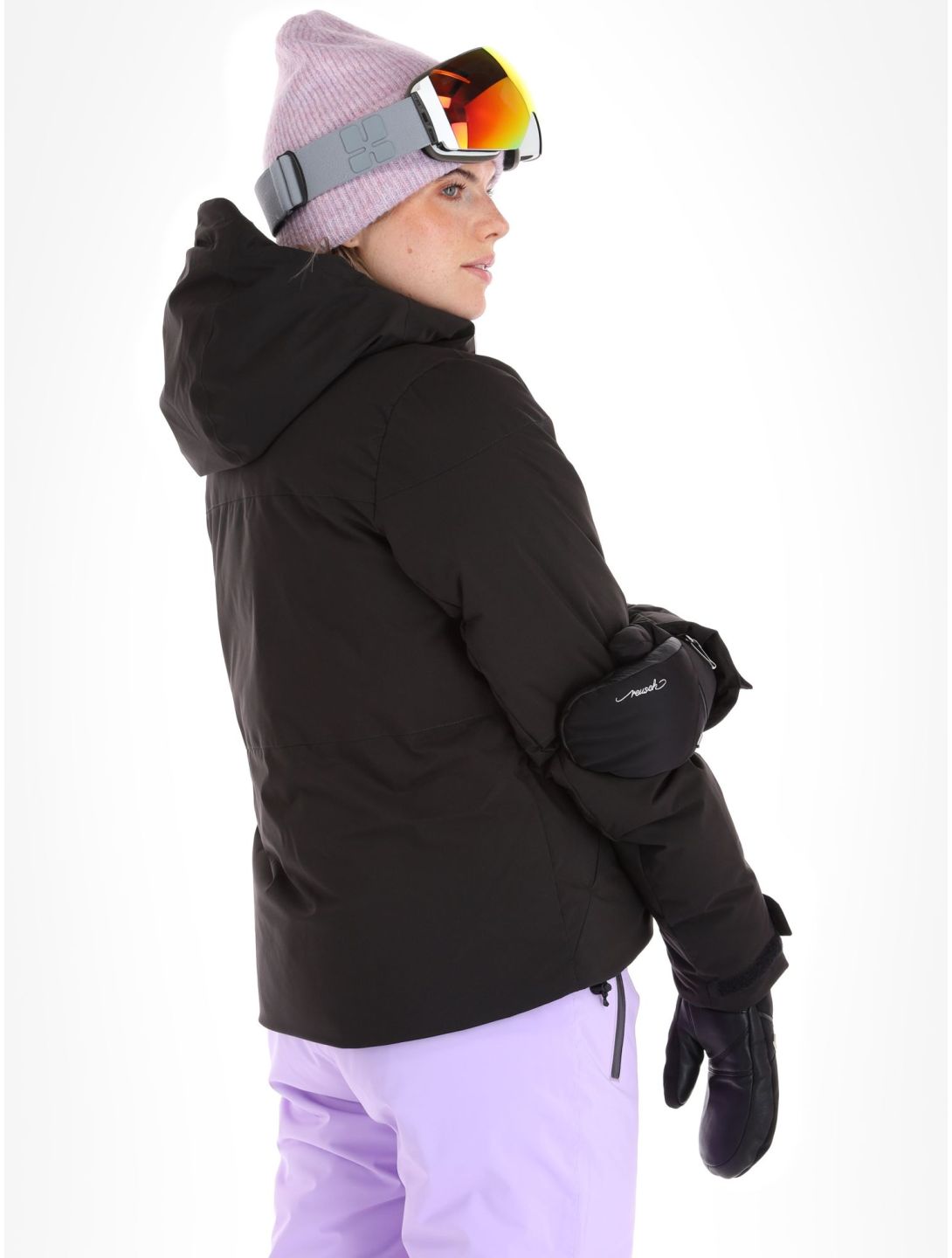 Helly Hansen, Nora Short Puffy ski-jas dames Black zwart 