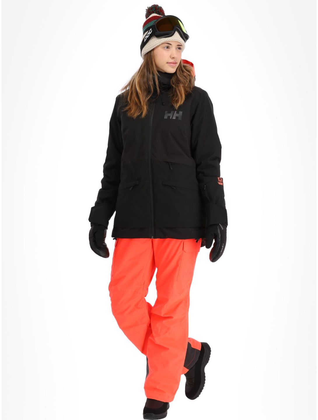 Helly Hansen, Powchaser 2.0 ski-jas dames Black zwart 