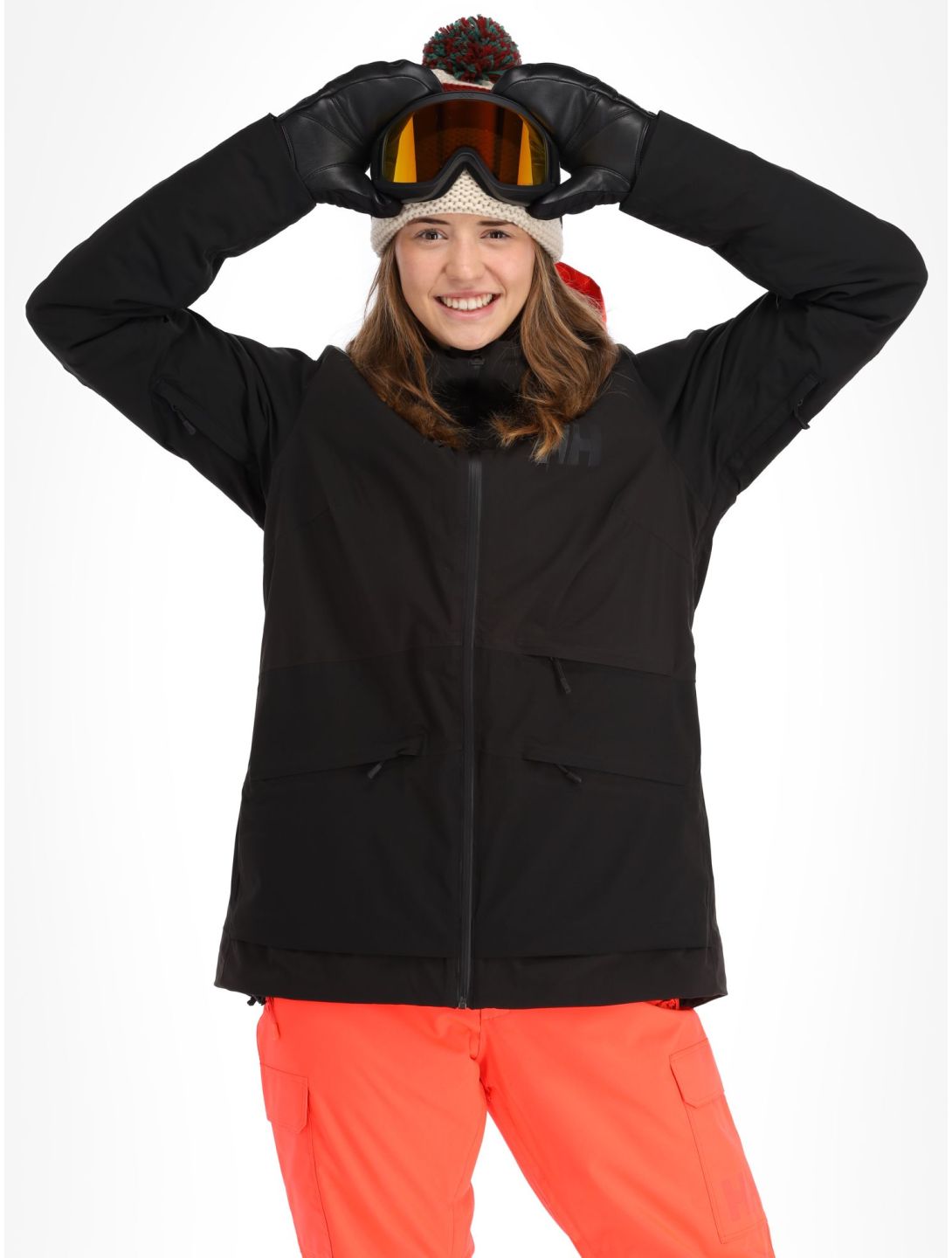 Helly Hansen, Powchaser 2.0 ski-jas dames Black zwart 