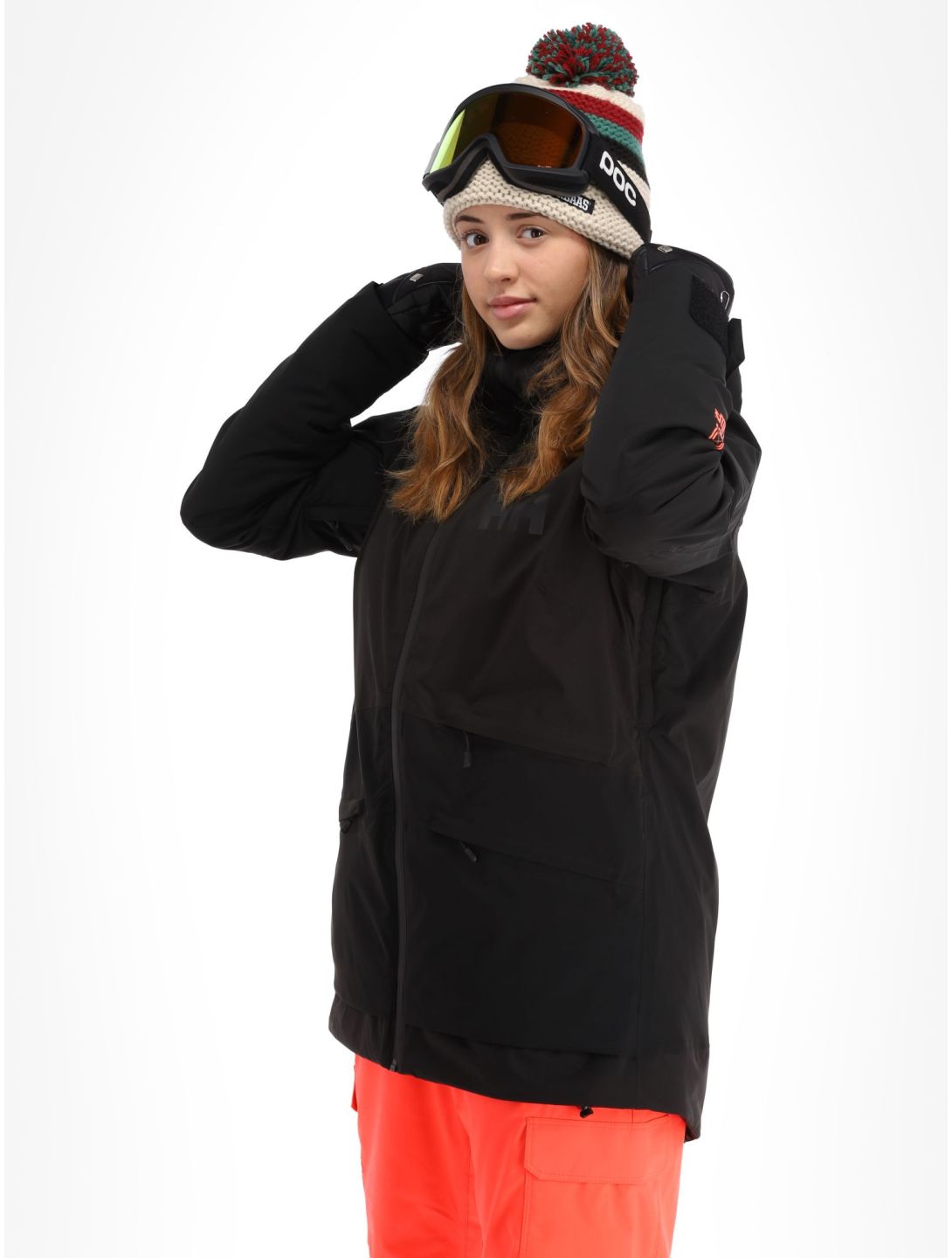 Helly Hansen, Powchaser 2.0 ski-jas dames Black zwart 