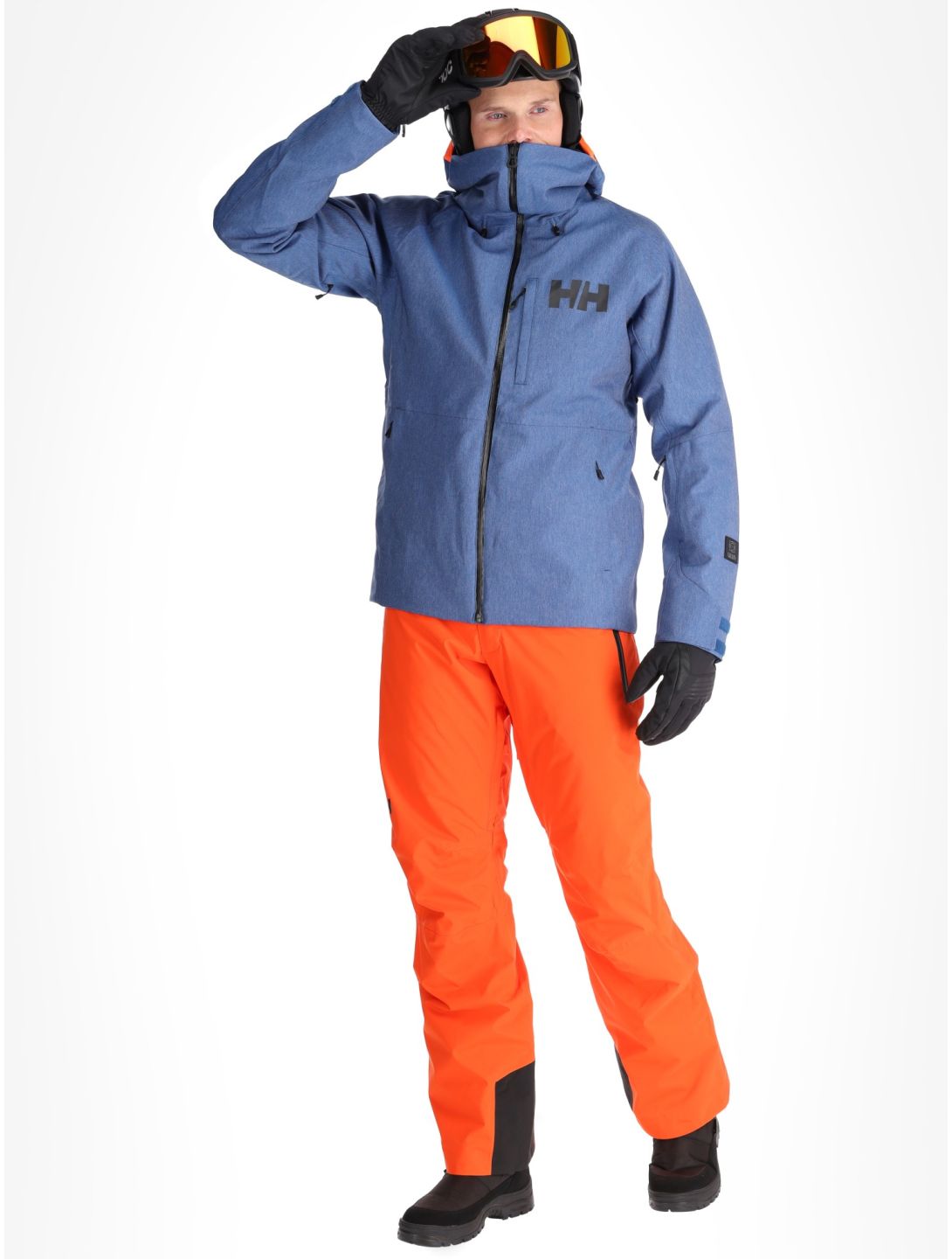 Helly Hansen, Powderface ski-jas heren Deep Fjord blauw 