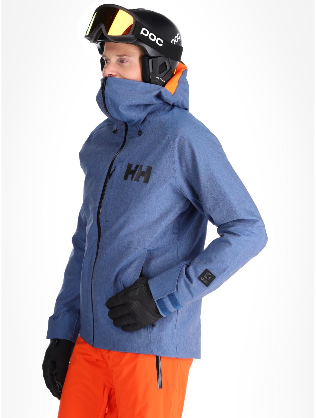 Helly Hansen, Powderface ski-jas heren Deep Fjord blauw 