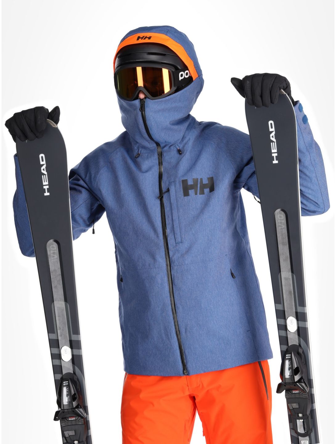 Helly Hansen, Powderface ski-jas heren Deep Fjord blauw 