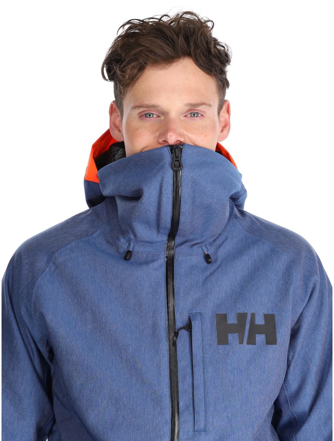 Helly Hansen, Powderface ski-jas heren Deep Fjord blauw 