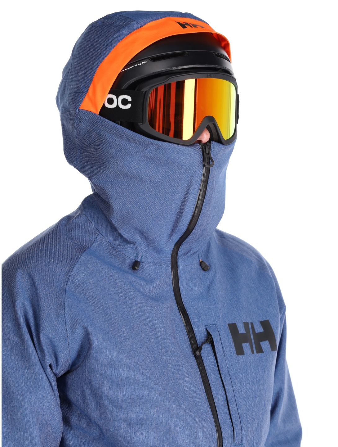 Helly Hansen, Powderface ski-jas heren Deep Fjord blauw 