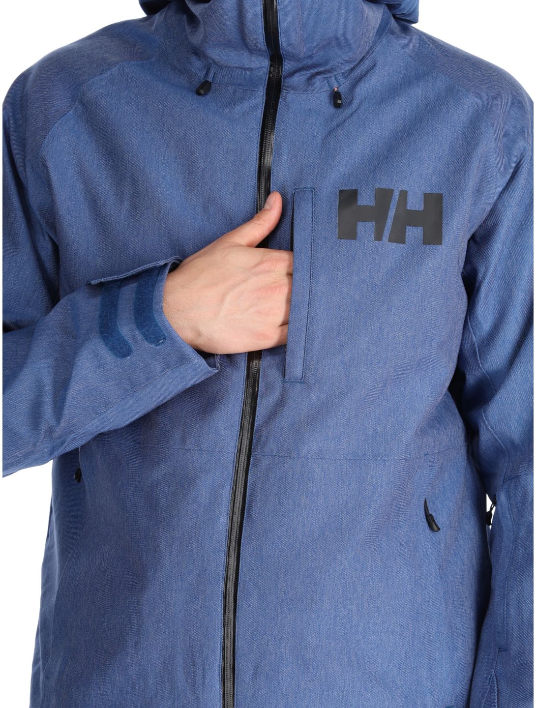 Helly Hansen, Powderface ski-jas heren Deep Fjord blauw 