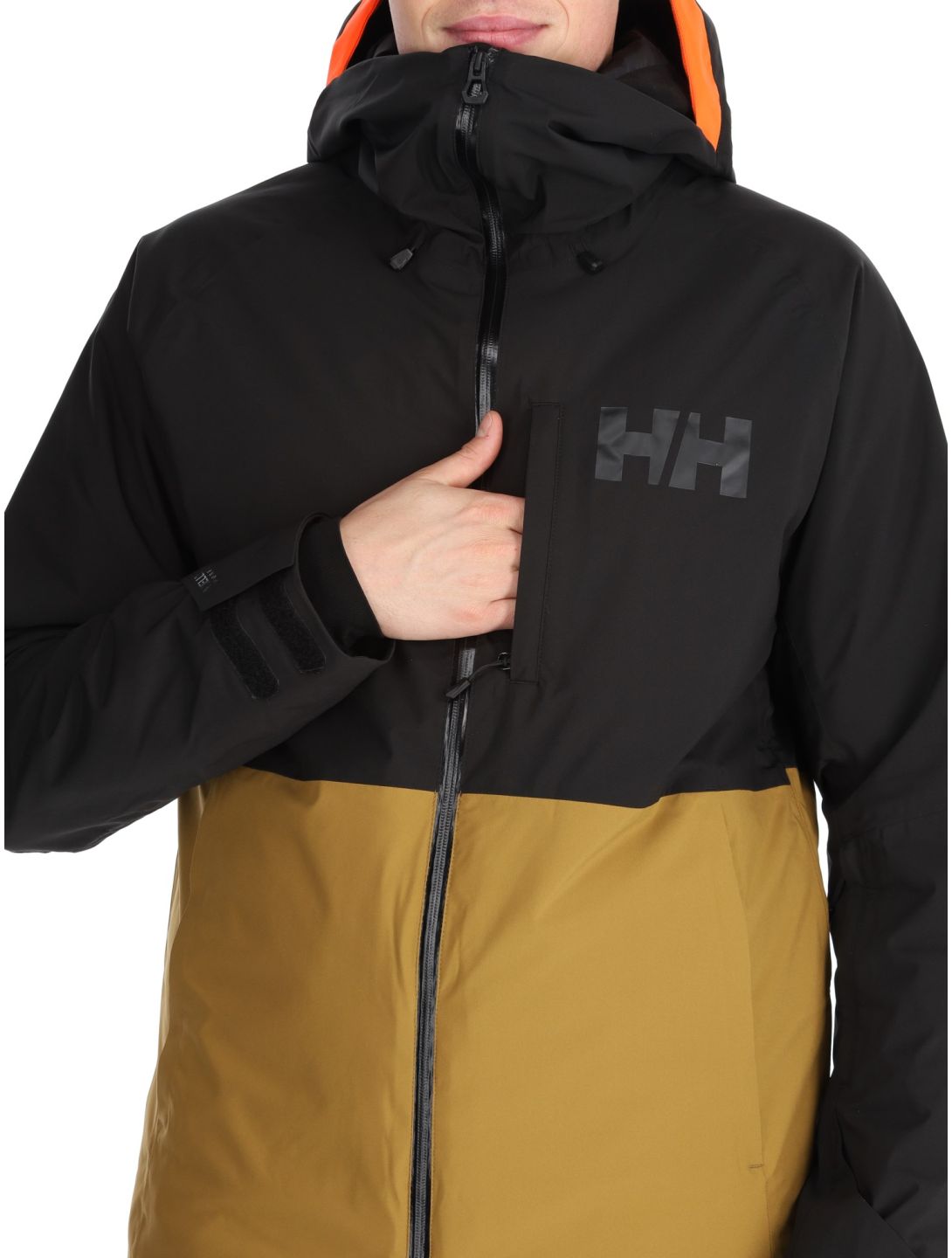 Helly Hansen, Powderface ski-jas heren Lynx geel 